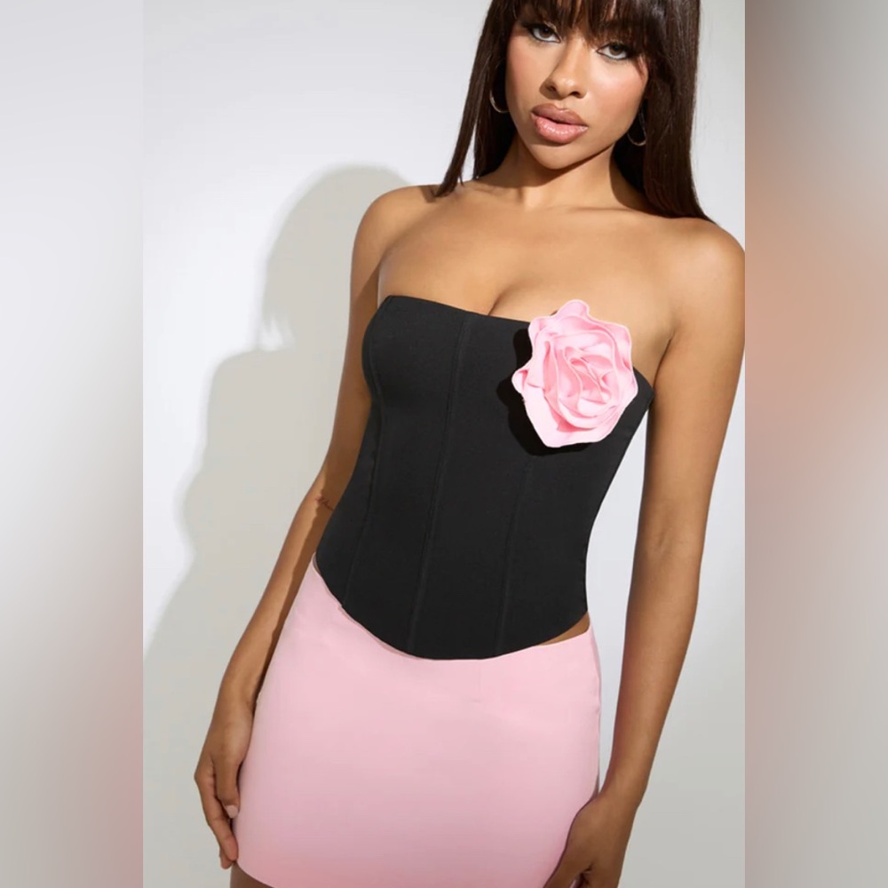 Runaway. ROMY CORSET - BLACK Exclusive.Size S/ US 4